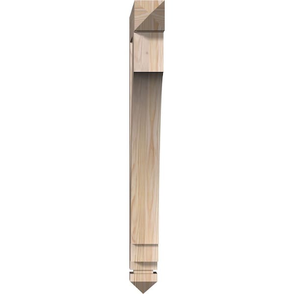 Imperial Arts & Crafts Smooth Bracket, Douglas Fir, 3 1/2W X 24D X 36H